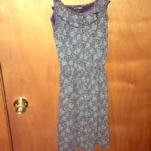 Express mini floral dress